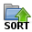 Symbol von Manually sort folders