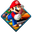 Symbol für Super Mario Cross