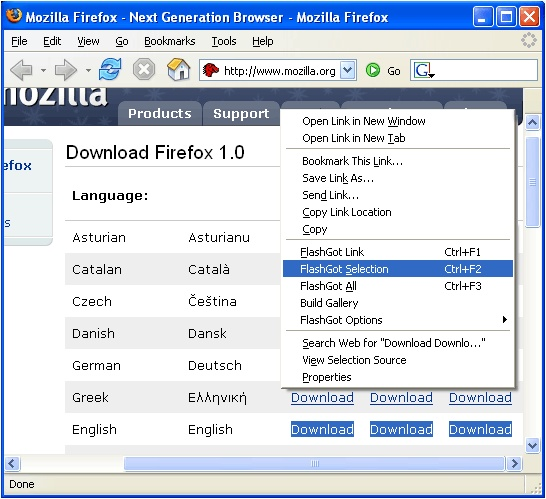 Flashgot Mass Downloader Flashgot Mass Downloader