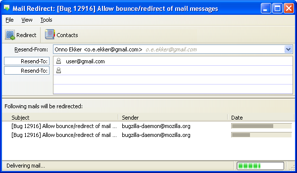 Mail Redirect :: Add-ons for Thunderbird