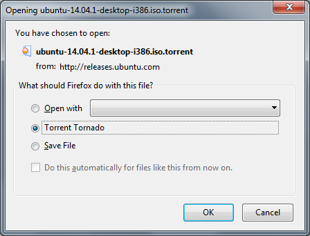Torrent Tornado Seamonkey向けアドオン Torrent Tornado Seamonkey向けアドオン