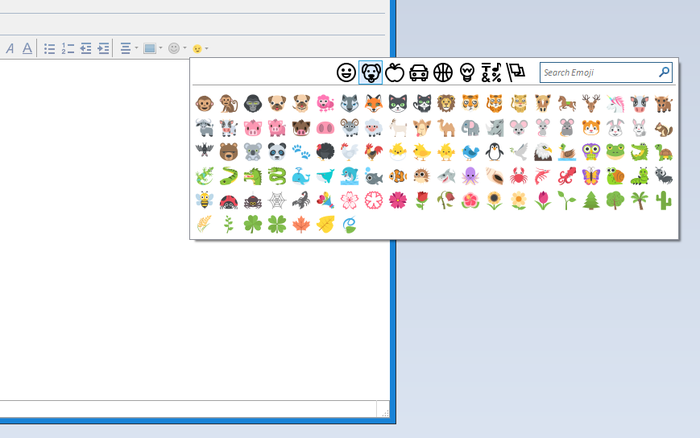 Emoji Menu Add Ons Fur Thunderbird