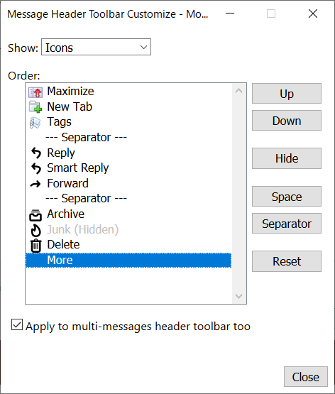 Thunderbird downloading message header analyzer