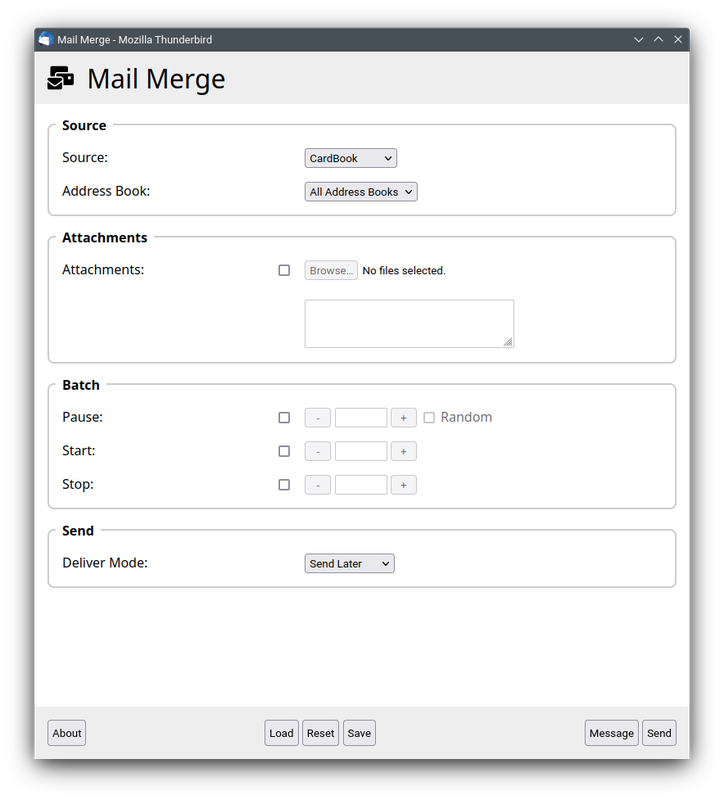mail merge thunderbird