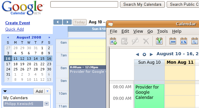 google calendar app for windows 8.1