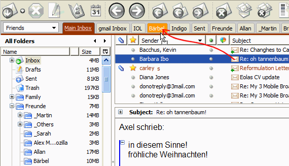 QuickFolders (Tabbed Folders) :: Add-ons for Thunderbird