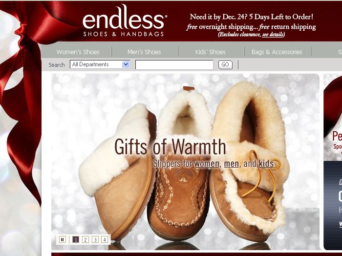 endless shoes website