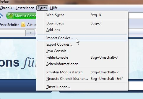 Cookie Importer :: Add-ons for Firefox