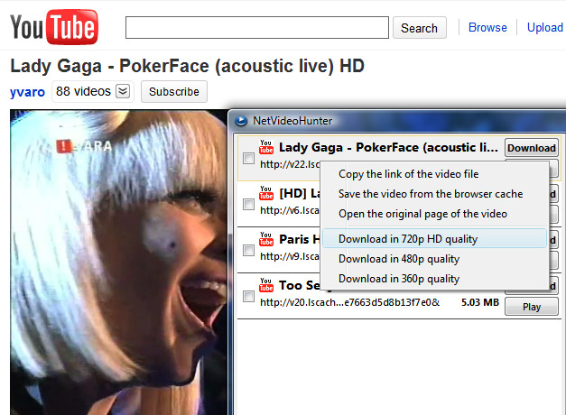 Netvideohunter Firefox向けアドオン