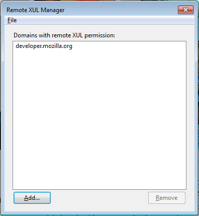 Remote Xul Manager Add Ons For Firefox