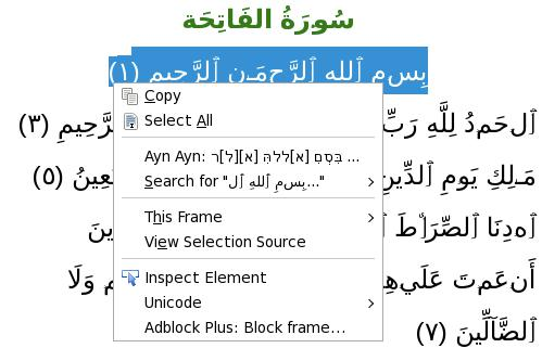 ע\ع (Ayn\Ayn) Lookup [former ע\ع Converter] :: Add-ons for SeaMonkey