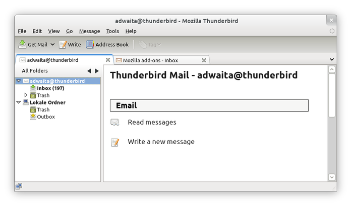 Adwaita-Thunderbird :: Add-ons for Thunderbird