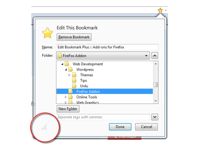 Edit Bookmark Plus :: Firefox向けアドオン