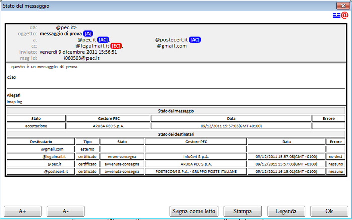 ThunderPEC :: Componenti aggiuntivi per Thunderbird