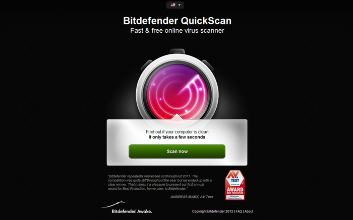 Bitdefender QuickScan :: Add-ons for SeaMonkey