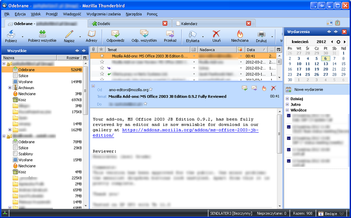 MS Office 2003 JB Edition :: Add-ons für Thunderbird