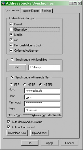 addressbooks synchronizer add ons for thunderbird downloadable address books