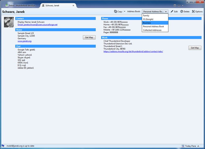 thunderbird google contacts thunderbird google contacts